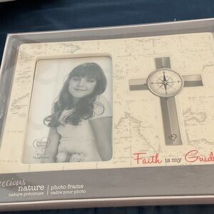 Faith Is My Guide Cream Decorative Photo Frame Precious Moments